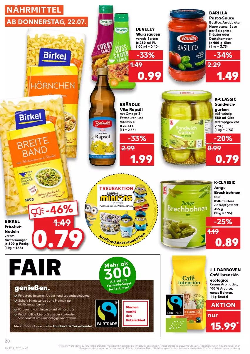 Aktueller Prospekt Kaufland - von 22.07 bis 28.07.2021 - strona 20