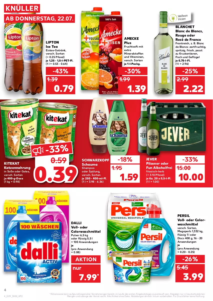 Aktueller Prospekt Kaufland - von 22.07 bis 28.07.2021 - strona 4