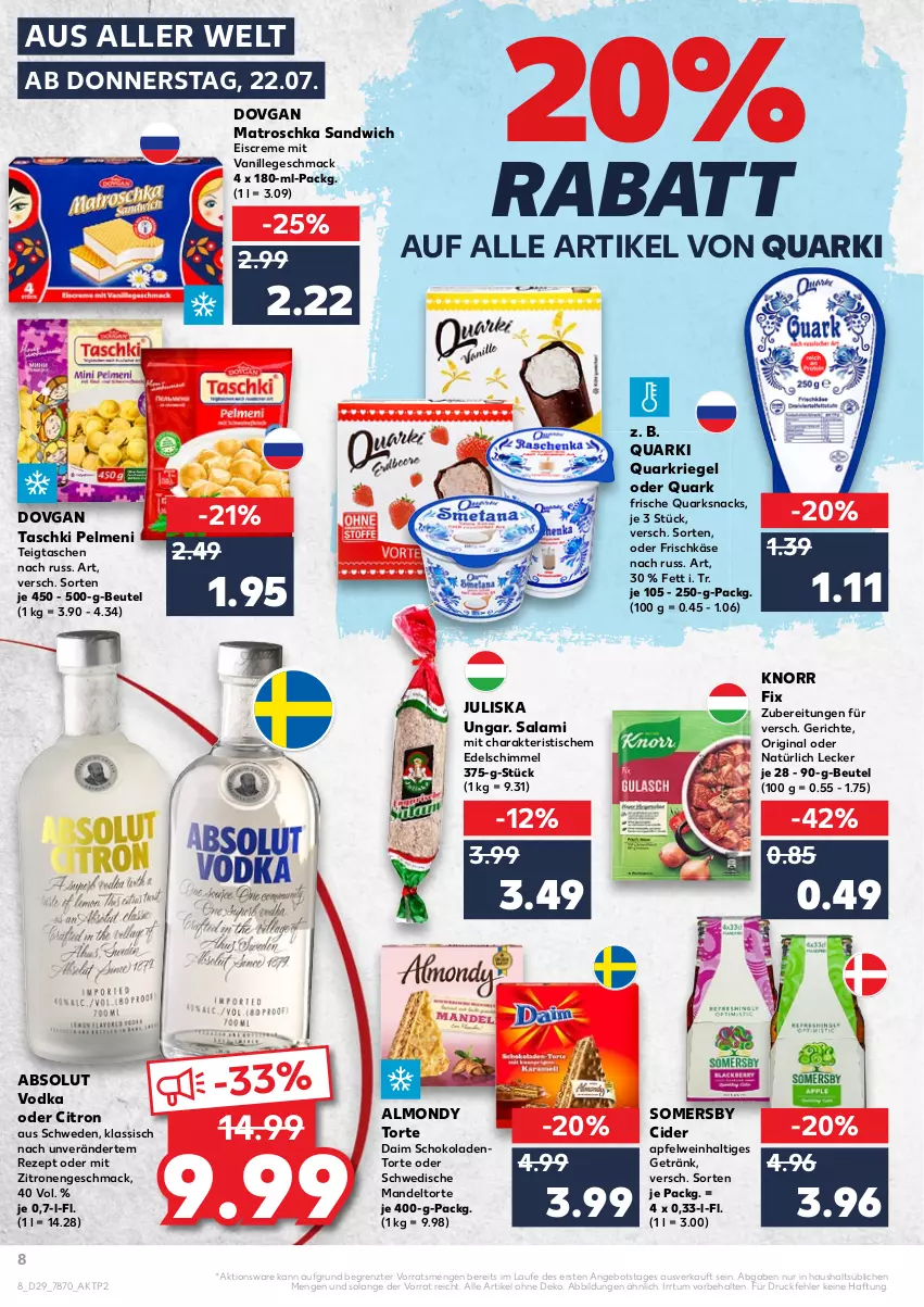 Aktueller Prospekt Kaufland - von 22.07 bis 28.07.2021 - strona 8