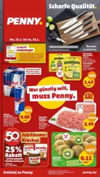 Gazetka promocyjna Penny - Prospekte - Gazetka - ważna od 28.01 do 28.01.2023 - strona 1 - produkty: berndes, drink, eis, energy drink, kiwi, reis, Ti, ZTE