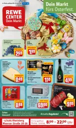 Gazetka promocyjna Rewe - Prospekte - Gazetka - ważna od 10.04 do 10.04.2022 - strona 1 - produkty: aktionspreis, angebot, angebote, beere, beeren, bourbon, bourbon vanille, caramel, coca-cola, cola, eis, elle, fürst von metternich, gouda, gouda jung, heidelbeere, heidelbeeren, Heu, lindt, mac, macadamia, Mett, metternich, mikrowelle, mövenpick, nuii, reis, rind, rinder, Rinderroulade, rinderrouladen, rouladen, rum, saft, Schal, Schale, sekt, severin, Signal, Ti, timer, uhr, vanille