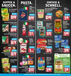 Gazetka promocyjna Hit - Prospekte - Gazetka - ważna od 26.08 do 26.08.2023 - strona 10 - produkty: aufstrich, barilla, beanz, Becher, beutel, bio, bockwurst, bohne, bohnen, böklunder, eintopf, eis, erasco, erbsen, feinschmecker, filet, filets, geback, gewürz, Gewürzgurke, gewürzgurken, gurke, gurken, hawesta, heinz, hering, Herings, heringsfilets, italienische pasta, kartoffel, kichererbsen, knorr, knorr pasta, natur, natura, pasta, pesto, pomito, reis, ring, sauce, saucen, snack, suppe, suppen, suppenliebe, Ti, tomate, tomaten, tomatenmark, topf, wurst, ZTE