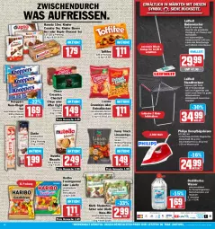 Gazetka promocyjna Hit - Prospekte - Gazetka - ważna od 26.08 do 26.08.2023 - strona 12 - produkty: after eight, asus, auer, batterie, batterien, beutel, bodenwischer, bügel, Bügeleisen, chips, choclait chips, choco crossies, crossies, crunchips, dampfbügeleisen, duplo, eis, ente, frucht, fruchtgummi, Funny Frisch, giotto, hanuta, haribo, Kinder, kinder bueno, kinder country, knoppers, Lakritz, leifheit, linsen, lorenz, lorenz crunchips, nuss, nutella, oder lakritz, Philips, Reinigung, reis, reiss, riegel, studentenfutter, Ti, Tiere, toffifee, Trockner, wasser, wassertank, ZTE