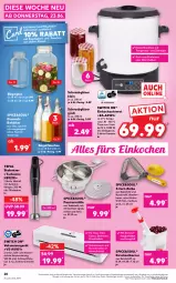 Gazetka promocyjna Kaufland - Gazetka - ważna od 29.06 do 29.06.2022 - strona 28 - produkty: angebot, angebote, auto, Becher, Behälter, beko, bügel, bügelflasche, edelstahl, flasche, Gläser, kirsch, kirsche, kirschen, LG, mac, Mixer, Passiermühle, ring, schlauch, spülmaschinen, stabmixer, tefal, Ti, timer, wasser, ZTE