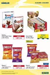 Gazetka promocyjna Metro - Wochen-Angebote Händler - Gazetka - ważna od 18.10 do 18.10.2025 - strona 2 - produkty: angebot, auto, beutel, duplo, eis, ferrero, hanuta, Kinder, kinder riegel, LG, Metro, metro gastro, natur, natura, pringles, reis, riegel, ring, Ti, tiefpreis, tisch