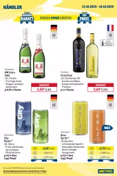 Gazetka promocyjna Metro - Wochen-Angebote Händler - Gazetka - ważna od 18.10 do 18.10.2025 - strona 8 - produkty: ananas, angebot, aperitif, bree, chardonnay, cuvée, ecco, eis, flasche, frucht, früchte, früchten, getränk, getränke, grand sud, mac, Metro, metro gastro, mit frucht, mm extra, orange, orangen, Palette, pfirsich, reis, sekt, Ti, tisch