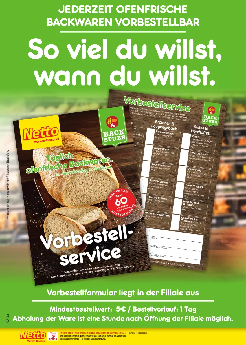 Aktueller Prospekt Netto Marken-Discount - Filial-Angebote - von 07.08 bis 12.08.2023 - strona 40 - produkty: angebot, backofen, backwaren, bestpreis, eis, frische backwaren, ndk, Ofen, reis, Ti