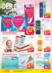 Gazetka promocyjna Netto Marken-Discount - Filial-Angebote - Gazetka - ważna od 12.08 do 12.08.2023 - strona 24 - produkty: Apotheke, Bad, bebivita, bestpreis, carefree, caria, creme, dove, dusche, eis, elle, elmex, frucht, haarspray, ilag, lack, meridol, ndk, reis, Ria, riegel, saft, slip, slipeinlagen, Taft, Ti, vita, zahncreme