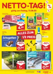 Gazetka promocyjna Netto Marken-Discount - Filial-Angebote - Gazetka - ważna od 12.08 do 12.08.2023 - strona 43 - produkty: angebot, aqua, auto, Bau, bestpreis, eis, elle, fleisch, forelle, Käse, käsescheiben, kerrygold, küche, Küchen, lachs, Leuchte, qualitätswein, reis, rel, riesling, Schal, schogetten, schwein, schweine, schweine-bauch, solarleuchte, Ti, wein, weine, ZTE