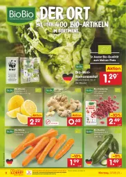 Gazetka promocyjna Netto Marken-Discount - Filial-Angebote - Gazetka - ważna od 12.08 do 12.08.2023 - strona 6 - produkty: asti, bestpreis, beutel, bio, bio-zitronen, bio-zucchini, biobio, cranberries, discount, eis, ingwer, leine, möhren, ndk, reis, Romanasalat, salat, Ti, zitrone, zitronen, zucchini