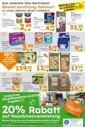 Gazetka promocyjna  - Gazetka - ważna od 20.07 do 20.07.2024 - strona 16 - produkty: angebot, beutel, bosch, catsan, dreamies, eimer, eis, ente, fleisch, Geflügel, globus fachmärkte, Heu, Holz, hühner, hundesnack, hundesnacks, katzennahrung, katzensnack, Katzenstreu, mehl, Nagerfutter, nassfutter, natur, nuss, reis, rinti, sac, schwein, snack, snacks, Ti, wein, whiskas