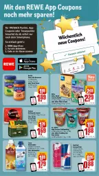 Gazetka promocyjna Rewe - Prospekte - Gazetka - ważna od 07.10 do 07.10.2023 - strona 3 - produkty: barilla, Becher, coupon, coupons, crema pads, Dr. Oetker, drink, eis, energy drink, genovese, Grießpudding, grütze, hafer, jacobs, Jacobs Crema, kaffee, kaffeepads, kölln, lenor, lenor weichspüler, müsli, oder jacobs, orchidee, payback, pesto, pril, pudding, Rauch, red bull, reis, Rote Grütze, sahne, schoko, senseo, smartphone, Ti, weichspüler