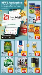 Gazetka promocyjna Rewe - Prospekte - Gazetka - ważna od 07.10 do 07.10.2023 - strona 6 - produkty: Afri Cola, angebot, angebote, barilla, cola, coupon, coupons, creme, decke, drink, eis, elle, energy drink, genovese, gewürz, Gewürzgurke, gewürzgurken, gurke, gurken, Kühne, lack, maggi, mehl, natur, pesto, ravioli, reis, rel, Ti, volvic, weizenmehl, zucker