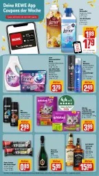 Gazetka promocyjna Rewe - Prospekte - Gazetka - ważna od 07.10 do 07.10.2023 - strona 8 - produkty: axe, Blüte, body, bodyspray, cashmere, colorwaschmittel, coupon, coupons, eis, fürst von metternich, haarspray, jack daniel, jack daniel's, katzennahrung, lenor, lenor weichspüler, Mett, metternich, oder schaumfestiger, orchidee, Pods, pril, reis, riegel, schaumfestiger, sekt, Taft, tennessee whiskey, Ti, waschmittel, weichspüler, whiskas, whiskey