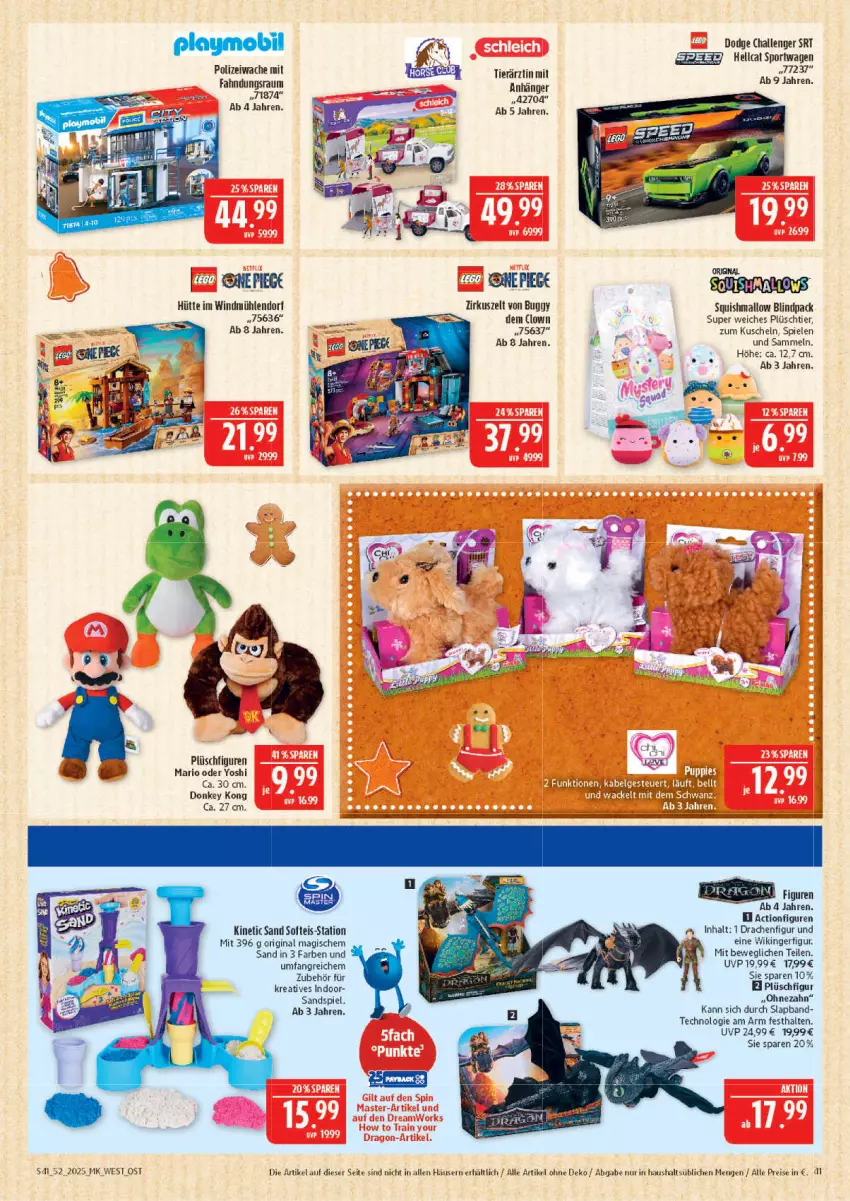 Aktueller Prospekt Marktkauf - Prospekt - von 21.12 bis 27.12.2025 - strona 41 - produkty: Anhänger, Buggy, eis, gin, playmobil, Plüsch, reis, Spiele, Sport, Ti, Yo, Zelt