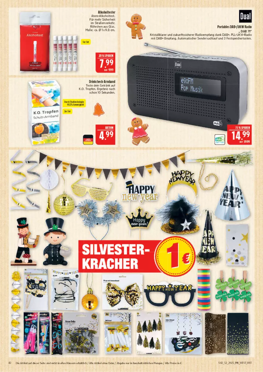 Aktueller Prospekt Marktkauf - Prospekt - von 21.12 bis 27.12.2025 - strona 42 - produkty: alkohol, Armband, auto, drink, eis, enders, getränk, herta, Radio, reis, Ti, tisch