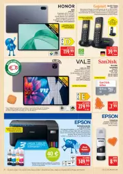 Gazetka promocyjna Marktkauf - Prospekt - Gazetka - ważna od 27.12 do 27.12.2025 - strona 38 - produkty: buch, cola, drucker, eis, epson, frontkamera, gigaset, Honor, kamera, lautsprecher, Leuchte, LG, multifunktionsdrucker, quad, reis, sandisk, tablet, telefon, Ti, Tintenpatrone, usb