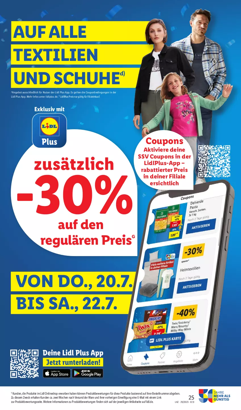 Aktueller Prospekt Lidl - Aktionsprospekt - von 17.07 bis 22.07.2023 - strona 31 - produkty: angebot, coupon, coupons, eis, reis, schuhe, Ti, weck