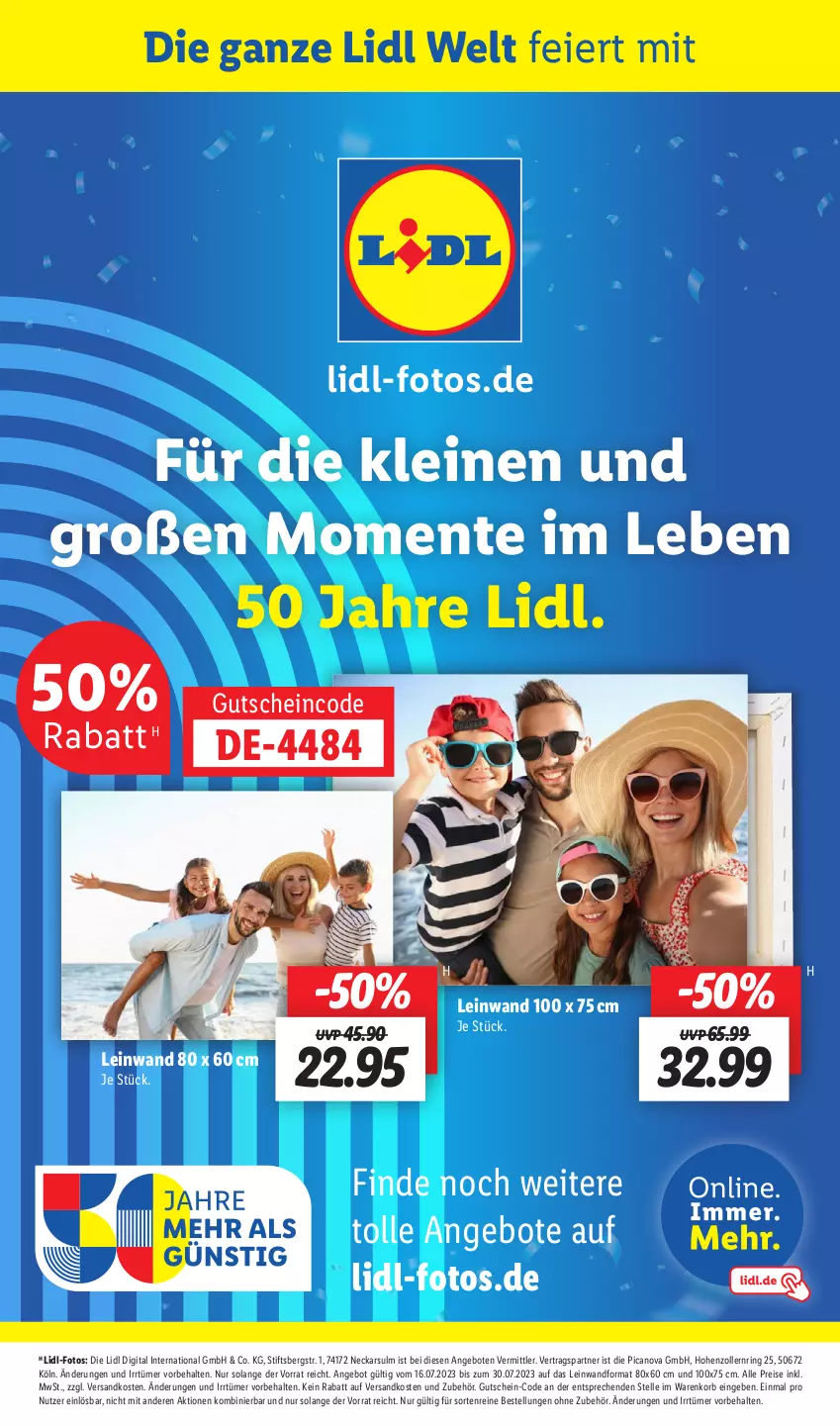 Aktueller Prospekt Lidl - Aktionsprospekt - von 17.07 bis 22.07.2023 - strona 61 - produkty: angebot, angebote, eier, eis, elle, ente, gutschein, korb, leine, ndk, reis, ring, Ti