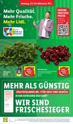 Gazetka promocyjna Lidl - Aktionsprospekt - Gazetka - ważna od 22.07 do 22.07.2023 - strona 6 - produkty: Abtei, angebot, cola, discount, eis, ente, frucht, kirsch, kirsche, kirschen, LG, magazin, obst, Obst und Gemüse, reis, rucola, Ti, und gemüse