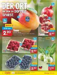 Gazetka promocyjna Netto Marken-Discount - Filial-Angebote - Gazetka - ważna od 27.05 do 27.05.2023 - strona 4 - produkty: apfel, asti, beere, beeren, bestpreis, chiquita, eis, grana, granatapfel, heidelbeere, heidelbeeren, himbeer, himbeere, himbeeren, kohlrabi, mango, ndk, Rana, reis, Schal, Schale, Ti