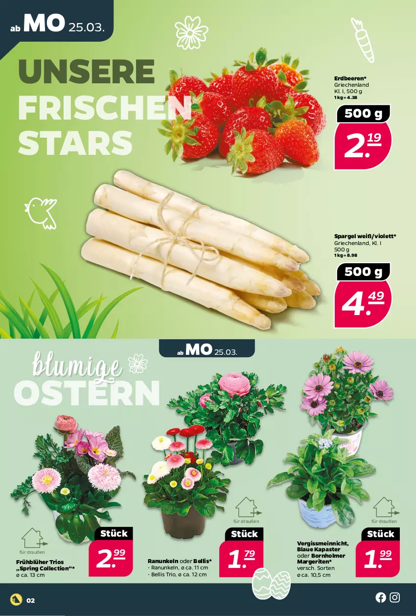 Aktueller Prospekt Netto - Woche 13 - von 25.03 bis 30.03.2024 - strona 2 - produkty: beere, beeren, erdbeere, erdbeeren, ring, spargel, Ti