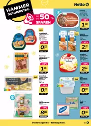 Gazetka promocyjna Netto - Woche 13 - Gazetka - ważna od 30.03 do 30.03.2024 - strona 29 - produkty: Berger, brötchen, cremissimo, eis, filet, géramont, Kaninchenkeule, korn, lachs, langnese, langnese cremissimo, leberwurst, quark, radeberger, Rotwurst, sana, sim, speisequark, tee, teewurst, Ti, toast, wurst