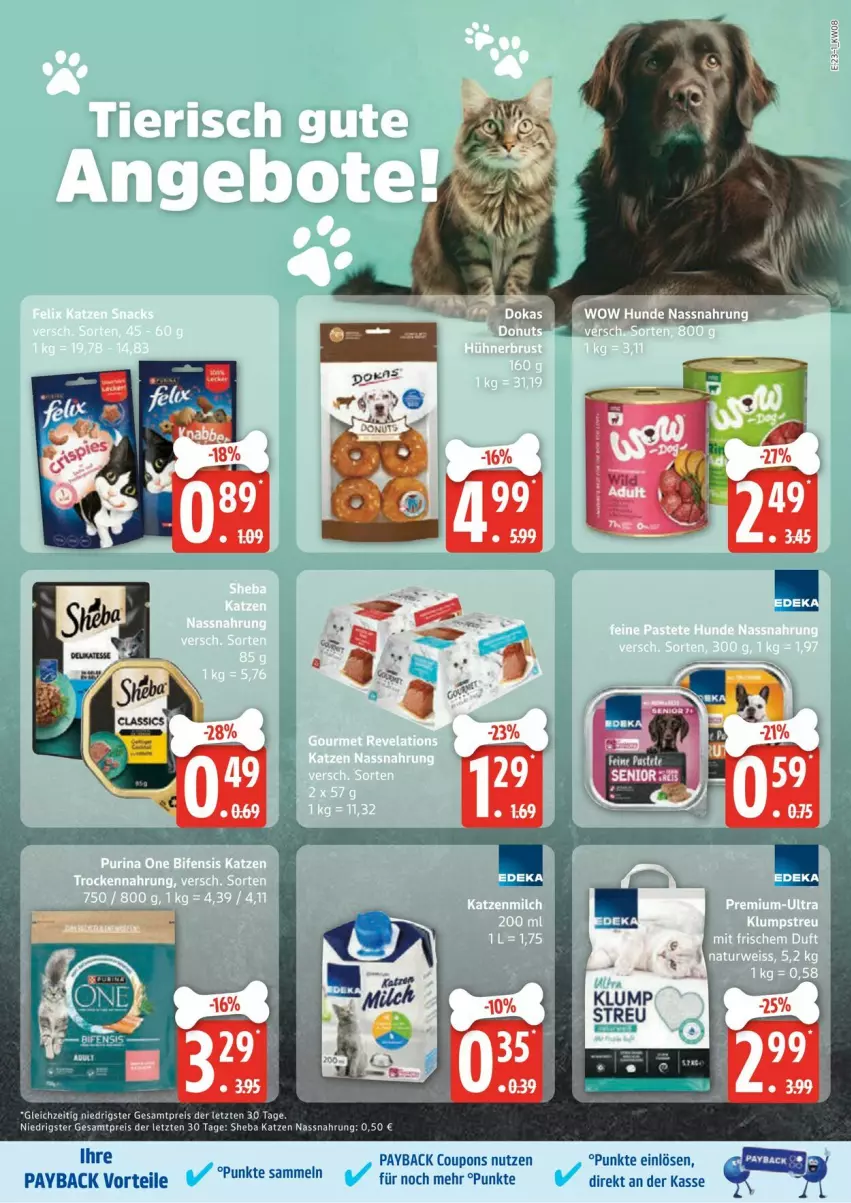 Aktueller Prospekt Edeka - Prospekte - von 17.02 bis 03.03.2025 - strona 23 - produkty: eis, Nassnahrung, payback, reis, sheba, Ti, ZTE