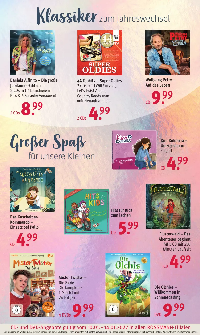 Aktueller Prospekt Rossmann - Prospekte - von 10.01 bis 14.01.2022 - strona 17 - produkty: angebot, angebote, dvd, ente, gin, Jubiläums, leine, LG, Mp3, Ti