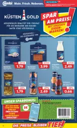 Gazetka promocyjna Combi - Prospekte - Gazetka - ważna od 15.10 do 15.10.2022 - strona 10 - produkty: angebot, angebote, champignon, champignons, coupon, coupons, eis, erde, filet, filets, flasche, grill, grillsauce, gutschein, gutscheine, küstengold, lachs, matjes, Matjesfilet, matjesfilets, Räucherlachs, reis, sahne, sauce, saucen, schlagsahne, sofortrabatt, Tchibo, Ti, ZTE