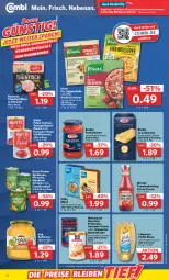 Gazetka promocyjna Combi - Prospekte - Gazetka - ważna od 15.10 do 15.10.2022 - strona 12 - produkty: angebot, angebote, apfel, apfelmus, aprikose, aprikosen, barilla, beutel, cocktail, creme, eis, erde, filet, filets, fisch, flasche, fleisch, frucht, fruchtfleisch, hawesta, in olivenöl, ketchup, knorr, knorr fix, kölln, langnese, mövenpick, müsli, Mutti, olive, oliven, olivenöl, orange, orangen, pasta, reis, sauce, saucen, Schwartau, Spezi, suppe, suppen, suppenliebe, thunfisch, Ti, tomate, tomaten, tomatenketchup, ZTE