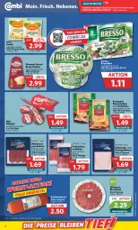 Gazetka promocyjna Combi - Prospekte - Gazetka - ważna od 15.10 do 15.10.2022 - strona 8 - produkty: angebot, angebote, babybel, Becher, bio, bresso, eis, frico, frischkäse, gouda, grana, grana padano, grill, Käse, käsescheiben, kerrygold, Mett, mettwurst, mini babybel, padano, pute, Rana, Reibekäse, reis, salami, schinken, schinkenwurst, schnitten, Ti, wiltmann, wurst, ZTE