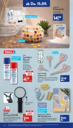 Gazetka promocyjna Aldi Nord - Aldi-Vorschau - Gazetka - ważna od 17.09 do 17.09.2022 - strona 18 - produkty: batterie, batterien, beleuchtung, dell, edelstahl, ente, gin, Holz, kleber, led-beleuchtung, Mode, Ria, ring, Schere, Sukkulente, Tasche, teppich, teppiche, tesa, Ti, ZTE