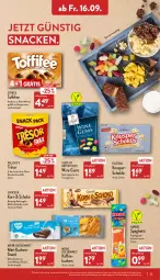 Gazetka promocyjna Aldi Nord - Aldi-Vorschau - Gazetka - ważna od 17.09 do 17.09.2022 - strona 25 - produkty: beutel, creme, frucht, fruchtgummi, fruchtgummis, gin, haribo, haselnuss, kaffee, karamell, keks, korn, kuchen, leine, milch, Nougatcreme, nuss, riegel, schoko, schokolade, snack, spaghetti, storck, Ti, toffifee, ZTE