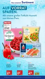 Gazetka promocyjna Aldi Nord - Aldi-Vorschau - Gazetka - ważna od 17.09 do 17.09.2022 - strona 33 - produkty: aqua, beere, beeren, eis, erde, filet, filets, himbeer, himbeere, himbeeren, küche, Küchen, lachs, lachsfilet, lachsfilets, leine, reis, Ti, tisch