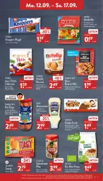 Gazetka promocyjna Aldi Nord - Aldi-Vorschau - Gazetka - ważna od 17.09 do 17.09.2022 - strona 7 - produkty: almdudler, banane, bananen, beere, beeren, beutel, bio, chips, creme, eier, ferrero, flasche, frucht, fruchtgummi, Germ, gin, haribo, heinz, himbeer, holunder, hot dog, kakao, keks, kekse, Kinder, knoppers, kräuter, mac, mayonnaise, merci, milch, nuss, nutella, pasta, pilze, rhabarber, riegel, Spezi, storck, Ti, toast, toasty, trolli, Yo, ZTE