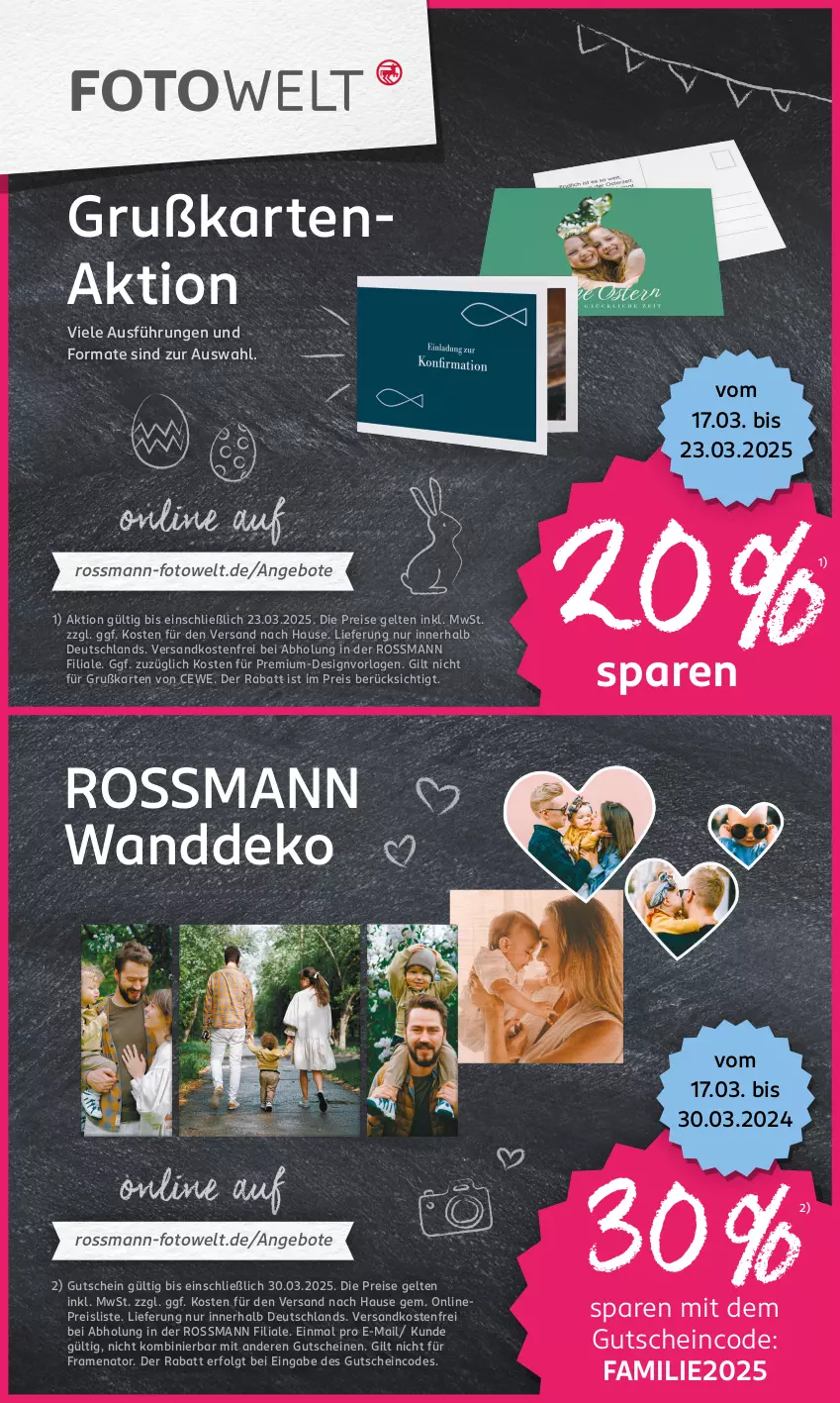 Aktueller Prospekt Rossmann - Prospekte - von 31.01 bis 06.04.2025 - strona 27 - produkty: angebot, angebote, cewe, eis, gutschein, gutscheine, LG, ndk, reis, Ti, versandkostenfrei, Wanddeko