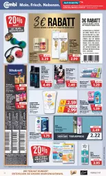 Gazetka promocyjna Combi - Prospekte - Gazetka - ważna od 03.06 do 03.06.2023 - strona 22 - produkty: angebot, angebote, beutel, blend-a-med, bübchen, Colorationen, coupon, coupons, creme, decke, deo, deospray, dusche, duschgel, eis, flasche, gin, haarspray, katzensnack, katzensnacks, kraft, Maske, natur, natura, nivea, Palette, pantene, pantene pro-v, pasta, pflegedusche, Pflegespülung, pro-v, reis, sagrotan, Seife, seifenspender, shampoo, snack, snacks, sofortrabatt, spielzeug, spülung, syoss, Ti, vita, vitakraft, Vitamine, Yo, zahnpasta, ZTE