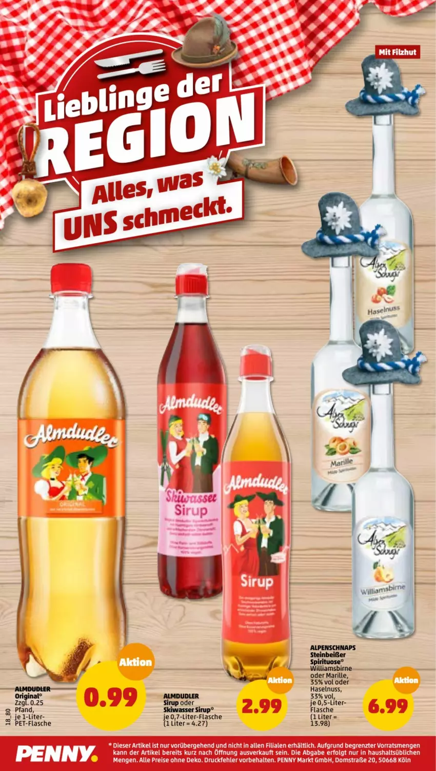 Aktueller Prospekt Penny - Prospekte - von 11.07 bis 16.07.2022 - strona 18 - produkty: eis, flasche, gin, haselnuss, LG, Maus, nuss, pet-flasche, reis, sirup, tee, Ti, ZTE