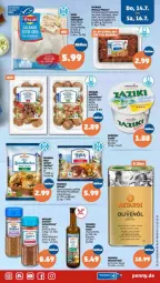 Gazetka promocyjna Penny - Prospekte - Gazetka - ważna od 16.07 do 16.07.2022 - strona 35 - produkty: apostels, Becher, beutel, Bifteki, dell, eis, elle, feta, fisch, fische, Fischer, flasche, fleisch, frikadellen, frischkäse, geschnetzeltes, gyros, Halloumi, Käse, küche, Küchen, Metaxa, olive, oliven, olivenöl, pfanne, regal, Schere, schinken, schwein, schweine, spinat, Tasche, taschen, Ti, wein, weine, zaziki, Zelt