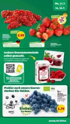Gazetka promocyjna Penny - Prospekte - Gazetka - ważna od 16.07 do 16.07.2022 - strona 7 - produkty: beere, beeren, bier, bio, erdbeere, erdbeeren, frucht, heidelbeere, heidelbeeren, himbeer, himbeere, himbeeren, johannisbeere, Johannisbeeren, konfitüre, konfitüren, mac, marmelade, natur, Rote Johannisbeeren, rum, Schal, Schale, tee, Ti