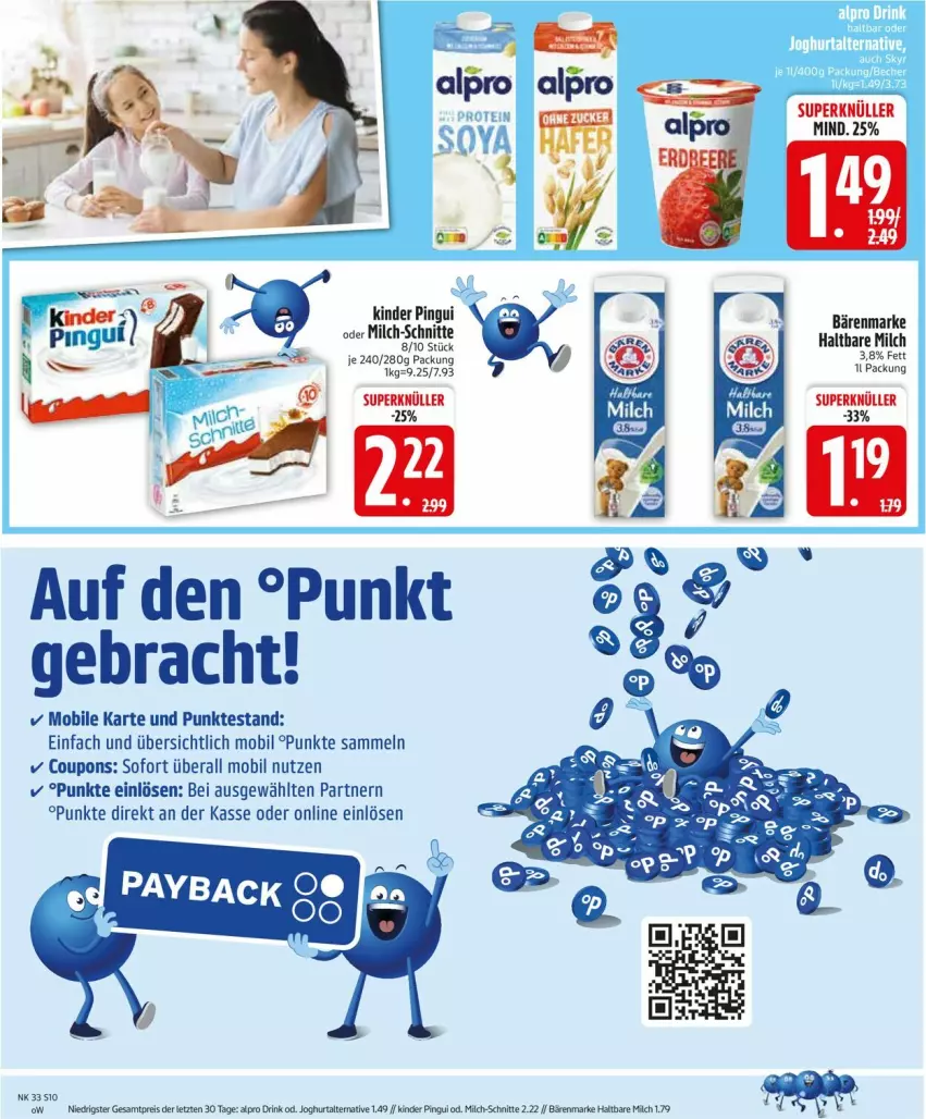 Aktueller Prospekt Edeka - Prospekte - von 11.08 bis 16.08.2025 - strona 10 - produkty: bärenmarke, coupon, coupons, haltbare milch, Kinder, kinder pingui, milch, pingui