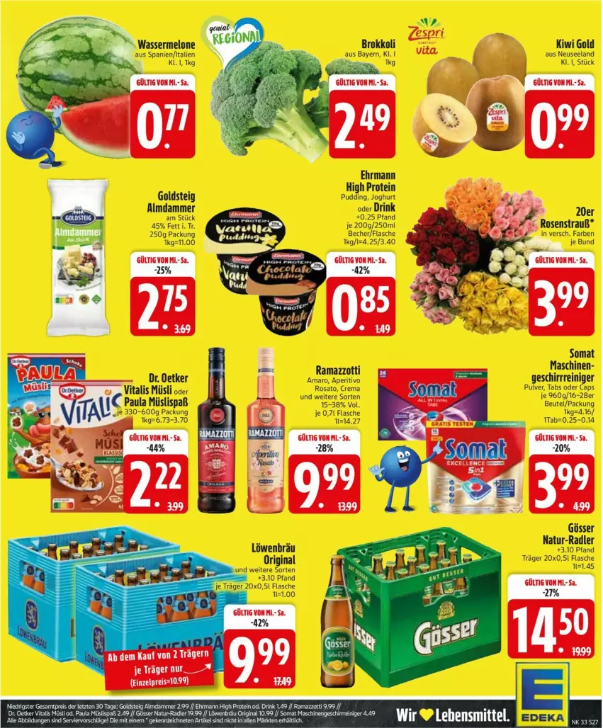 Aktueller Prospekt Edeka - Prospekte - von 11.08 bis 16.08.2025 - strona 27 - produkty: Dr. Oetker, drink, eis, müsli, reis, Ti, vita, vitalis, vitalis müsli, ZTE