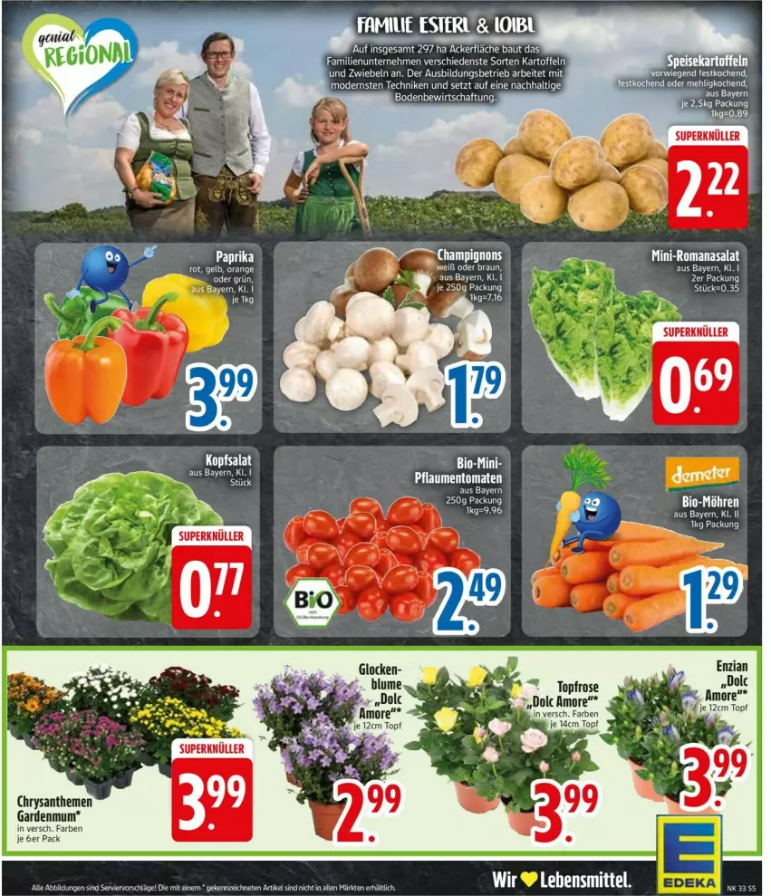 Aktueller Prospekt Edeka - Prospekte - von 11.08 bis 16.08.2025 - strona 5 - produkty: chrysanthemen, kartoffel, kartoffeln, Mode, Nike, Romanasalat, salat, Ti, usb, zwiebel, zwiebeln