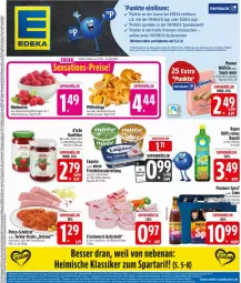 Gazetka promocyjna Edeka - Prospekte - Gazetka - ważna od 16.08 do 16.08.2025 - strona 1 - produkty: angebot, angebote, aufschnitt, Becher, beere, beeren, beutel, bier, bierschinken, bio, deka, flasche, frischkäse, frischkäsezubereitung, frischwurst-aufschnitt, himbeer, himbeere, himbeeren, Käse, konfitüre, LG, limo, Manner, natur, Paula, paulaner, payback, Pfifferlinge, pute, putenbrust, rapso, rapsöl, Schal, Schale, schinken, schnitzel, snack, Spezi, steak, steaks, Ti, waffeln, wurst