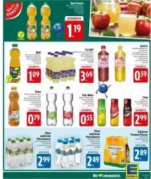 Gazetka promocyjna Edeka - Prospekte - Gazetka - ważna od 16.08 do 16.08.2025 - strona 19 - produkty: Alwa, apfel, deka, eis, eistee, elle, flasche, frucht, getränk, himbeer, kirsch, kirsche, krone, lebensmittel, limette, mac, magnesium, Mett, mineralwasser, mit frucht, natur, pfirsich, pils, pilsener, premium pils, rel, rhabarber, saft, tee, Ti, vita, Vitamine, vitrex, wasser, zitrone, zucker
