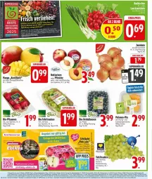 Gazetka promocyjna Edeka - Prospekte - Gazetka - ważna od 16.08 do 16.08.2025 - strona 4 - produkty: Abtei, auer, beere, beeren, bio, deka, eis, ente, fleisch, frucht, heidelbeere, heidelbeeren, honig, K2, mango, melone, melonen, Nektar, nektarinen, obst, pfirsich, pfirsiche, reis, rwe, Schal, Schale, specht, tafeläpfel, tafeltrauben, Ti, trauben, zwiebel, zwiebeln