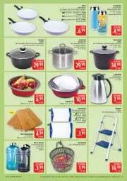 Gazetka promocyjna Marktkauf - Prospekt - Gazetka - ważna od 25.07 do 25.07.2026 - strona 35 - produkty: bambus, decke, Deckel, edelstahl, eis, getränk, getränke, Glasdeckel, herdarten, Holz, isolierkanne, Klammern, klapptritt, Kochtopf, lamm, pfanne, reis, saft, schneidebrett, schüssel, Teleskop, Ti, topf, wasser