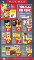 Gazetka promocyjna Aldi Nord - Von Montag - Gazetka - ważna od 06.12 do 06.12.2025 - strona 10 - produkty: aldi, alkohol, angebot, angebote, aus der tiefkühlung, beutel, braten, buch, butter, culinesse, eis, fertiggericht, filegro, flasche, Holz, iglo, kuchen, langnese, mac, magnum, rama, Rama Culinesse, reis, sahne, schwein, schweine, spargel, stangenspargel, stieleis, Ti, tiefpreis, torte, wein, weine, würstchen