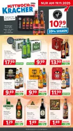 Gazetka promocyjna Getraenkeland - Gazetka - ważna od 21.11 do 21.11.2025 - strona 3 - produkty: aktionspreis, alkohol, altenburger, bestpreis, bestpreise, bier, Biere, burger, carlsberg, Duck, eis, elle, erdinger, flasche, honig, krombache, krombacher, reis, schöfferhofer, tee, Ti